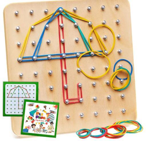 ABC Shapes Montessori Learning Sticks Educational Toy Set clickandcartstore