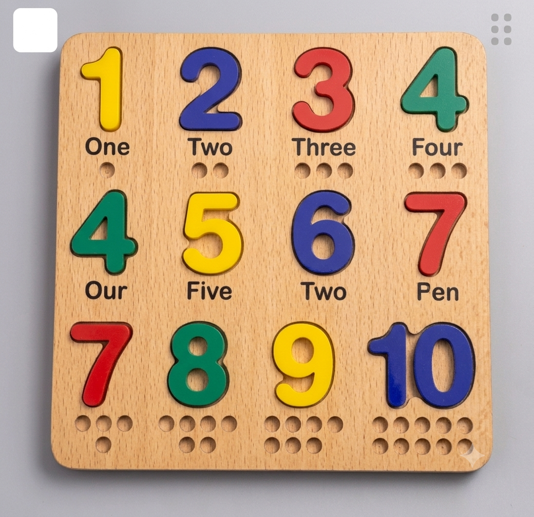 Bright Minds™ ABC, Numbers, Shapes & Colors Learning Board