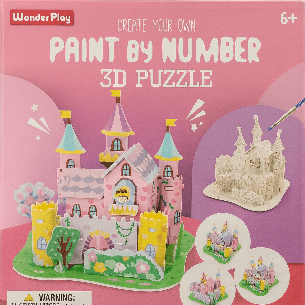 Kids Paint Number Puzzle Kit DIY Art Set clickandcartstore

