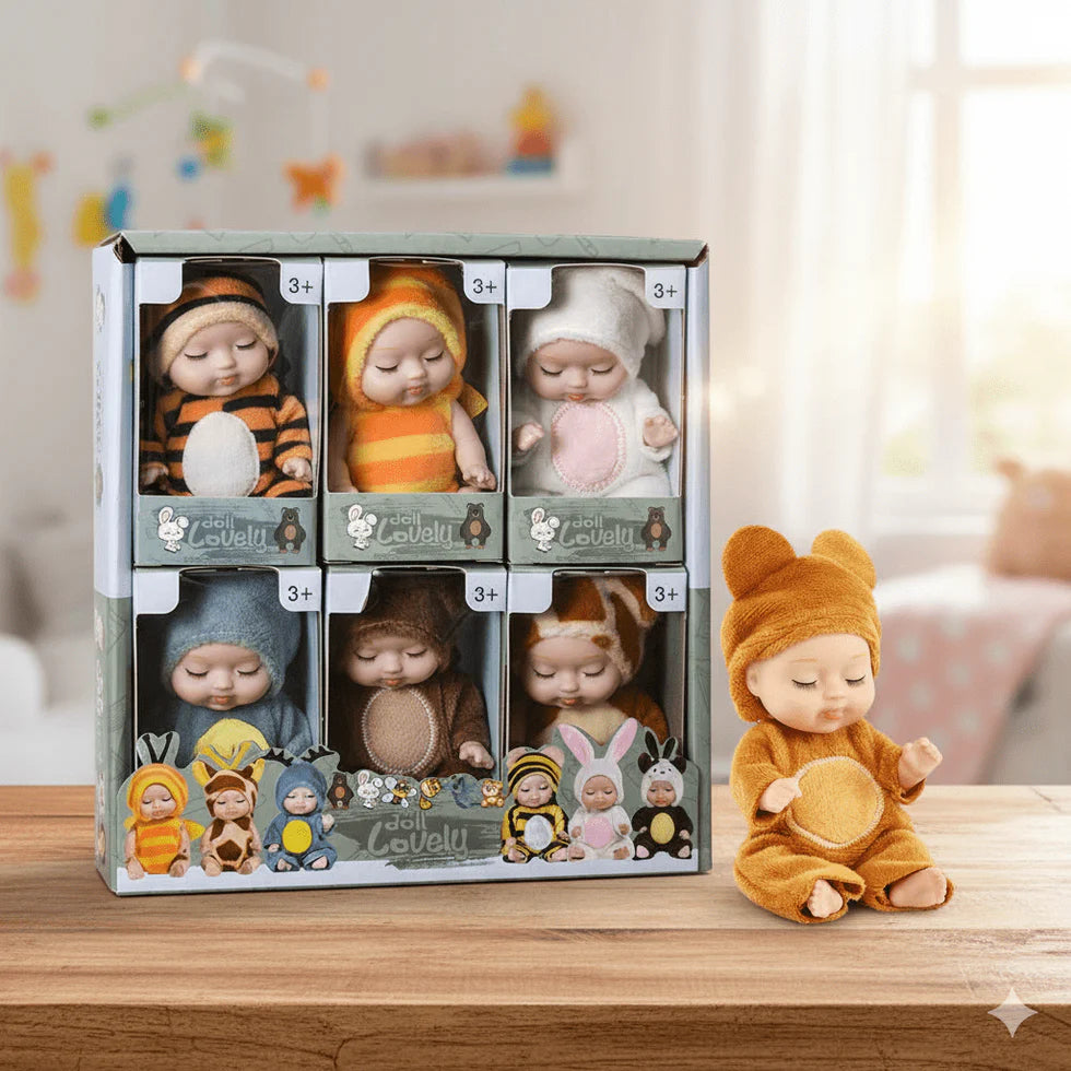 Mini Cute Sleeping Baby Dolls  clickandcart store