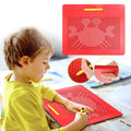 Montessori Magnetic Beads Drawing Board Kids Learning Toy clickndcatstore